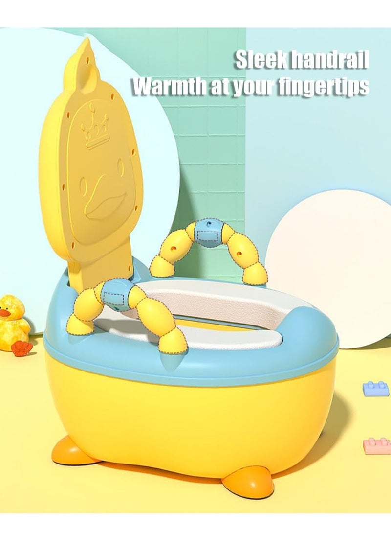 RAKAY Cute Potty with PVC Soft Cushion,Potty Chair,Potty Training,Toilet Potty Training Seat,Potty Training Toilet for Indoor,Easy Clean Drawer Toilet,Suitable for Living Room,Bedroom,Bathroom - Image 5