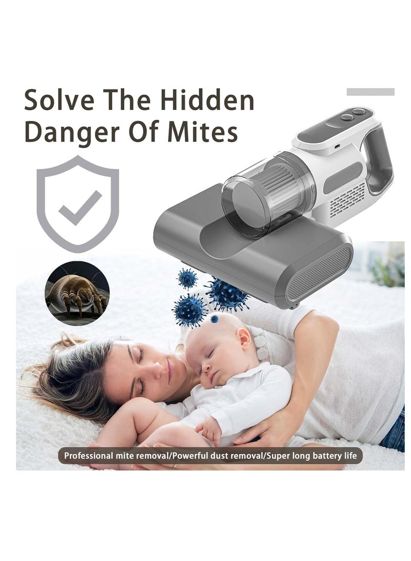 ميكسد مكنسة كهربائية ، مكنسة كهربائية محمولة باليد ، مكنسة كهربائية لاسلكية لإزالة العث ، سيارة الأسرة سرير ، أريكة ، والسجاد وسادة الأشعة فوق البنفسجية فراش الأنظف ، يمكن إزالة الغبار والجسيمات - Image 2