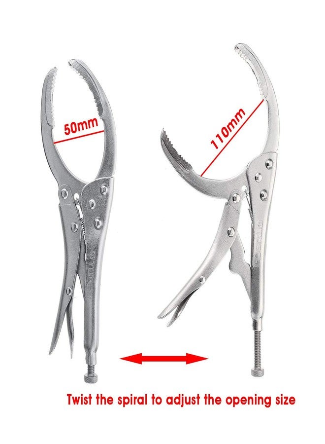 dingchi Alloy Steel Car Oil Filter Plier Remover Wrench Vice Locking Grip Vise Spanner Removal Repair Hand Tools Adjustable Hold Grip - Image 4