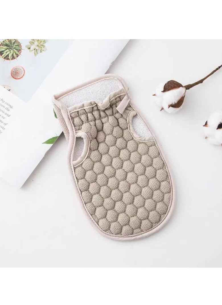 Generic 1pc Back Exfoliating Bath Mitt Exfoliating Mitten Bath Gloves Exfoliating Honeycomb Bathing Exfoliating Mitts Bath Shower Fingerless Artifact for Bathing  - Image 1