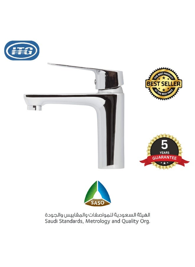 ITG Premium Hot & Cold Mixer Faucet – Chrome-Plated Tap for Bathroom & Kitchen | 5-Year Guarantee | SASO Certified - Image 2