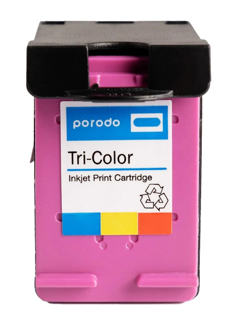 porodo Ink Cartridge PD-LSTC62 / Tri-Color Ink / High Yield Up to 165 Lines / Lightweight 10g / Portable Printer Compatible / True-to-Life Vibrant Colors - Image 4