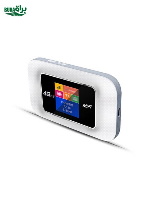 D921 4G Portable Plug-In Card Router Support Malay MOD Modem Portable WIFI Wireless Hotspot(White)
