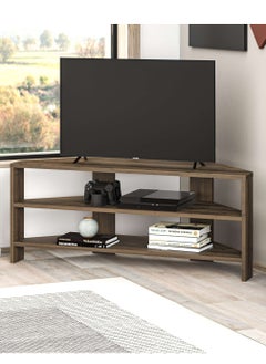 Mourah Thales Corner TV Stand up to 43 Inch - Brown- 2 Years Warranty  - Image 1