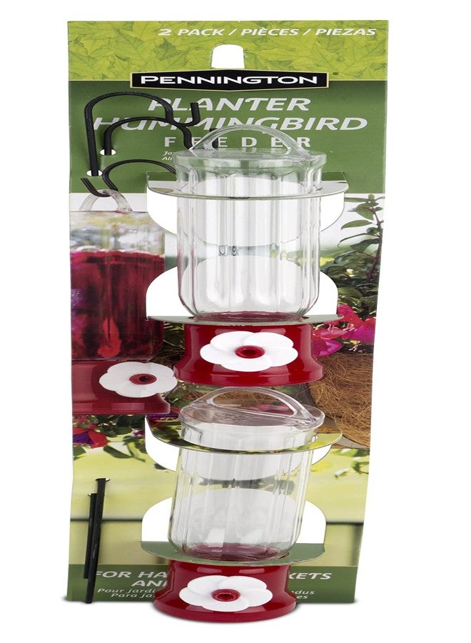 Pennington Planter Hummingbird Feeder 2 Pack 2.3 Ounce Capacity - Image 3