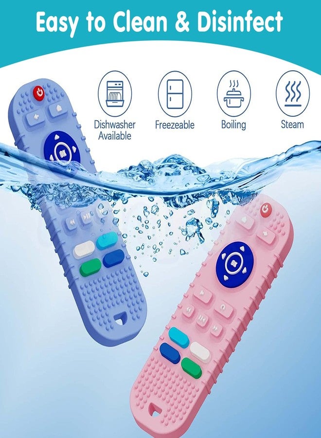 Kidology Silicone Remote Teether for Baby, Remote Teether for 3+ Months and 6 to 12 Months Kids, Teething Toy Chewable Colour & Shape Recognition (Blue) - Image 5