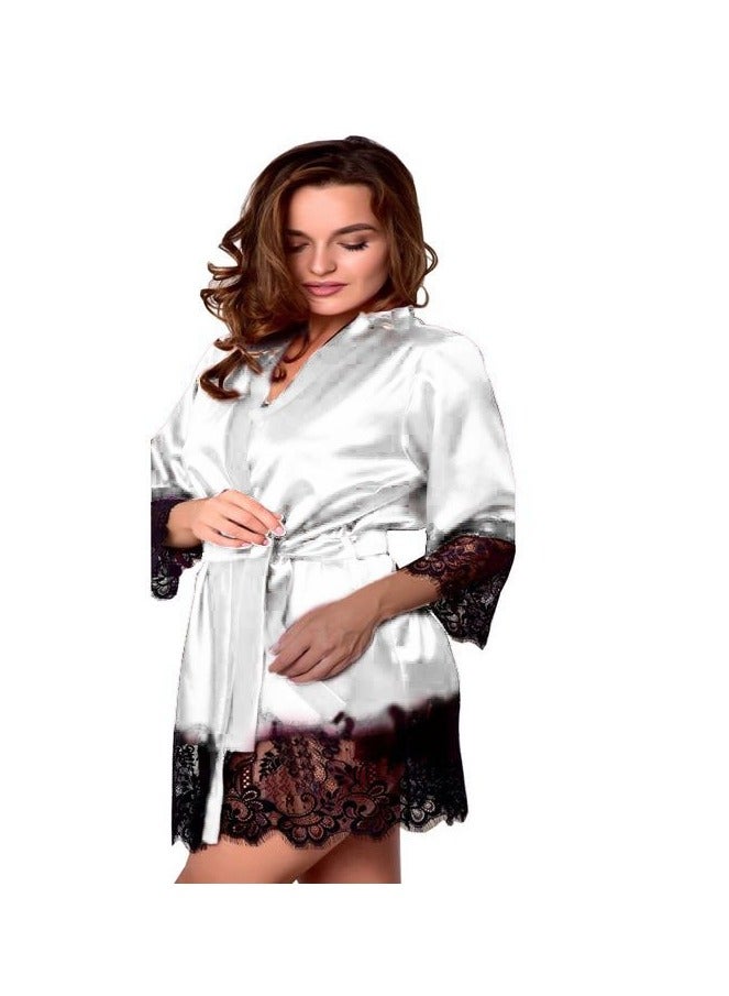 Women's satin robe