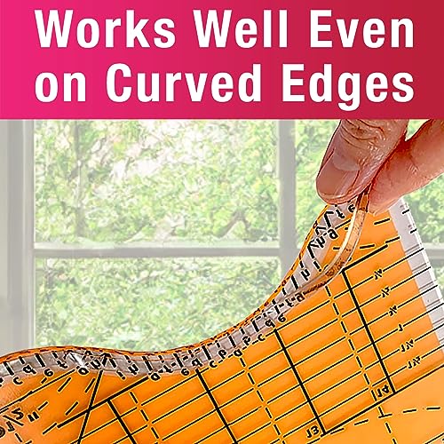 Guidelines4quilting Grip Strips to Slip-Proof Quilt Rulers & Templates, 11 7/8” Crystal Clear, Peel & Stick Strips, 6/Pkg (2-Pack) - Image 3