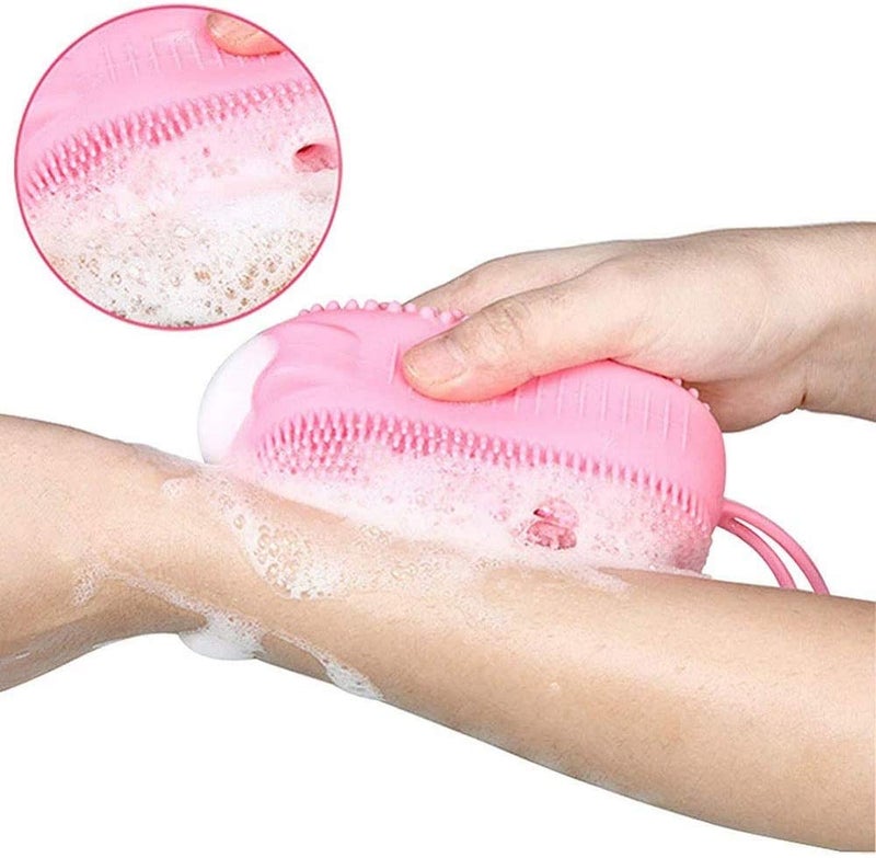 Naivete Massage Bubble Body Cleaner Silicone Bathroom Brush(Multi color,1pc) - Image 2
