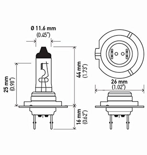 HELLA H7LL Long Life Bulb, 12V, 55W - Image 2
