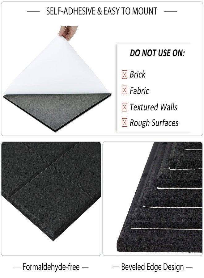 BXI Felt Bulletin Board - 12 X 12 X 3/8 Inches 6 Pcs Self-Adhesive Poster Cork Board with 30 Push Pins, Thick Pin Tiles Display Vision Board, Photo Picture Panels for Home Office Classroom Walls - Image 5