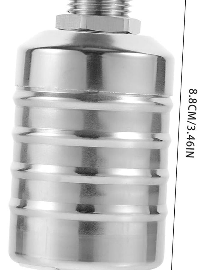 Silver Water Tank Float Valve Automatic Shut Off for Pools Ponds Fish Tanks Level Control - Image 4