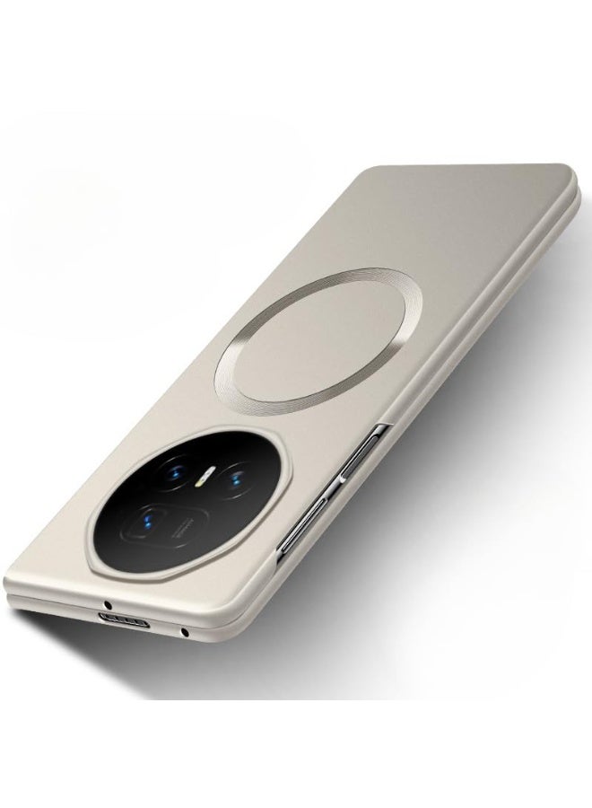 Slim Bezels Case Compatible with Honor Magic V5 Magnetic Frameless Hard PC Camera Protect Cover Wireless Charging Phone Shell For Magic V5 - Image 1