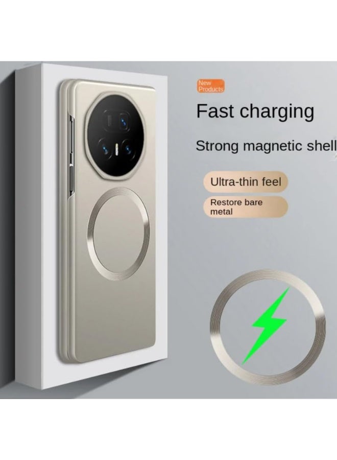 Slim Bezels Case Compatible with Honor Magic V5 Magnetic Frameless Hard PC Camera Protect Cover Wireless Charging Phone Shell For Magic V5 - Image 2