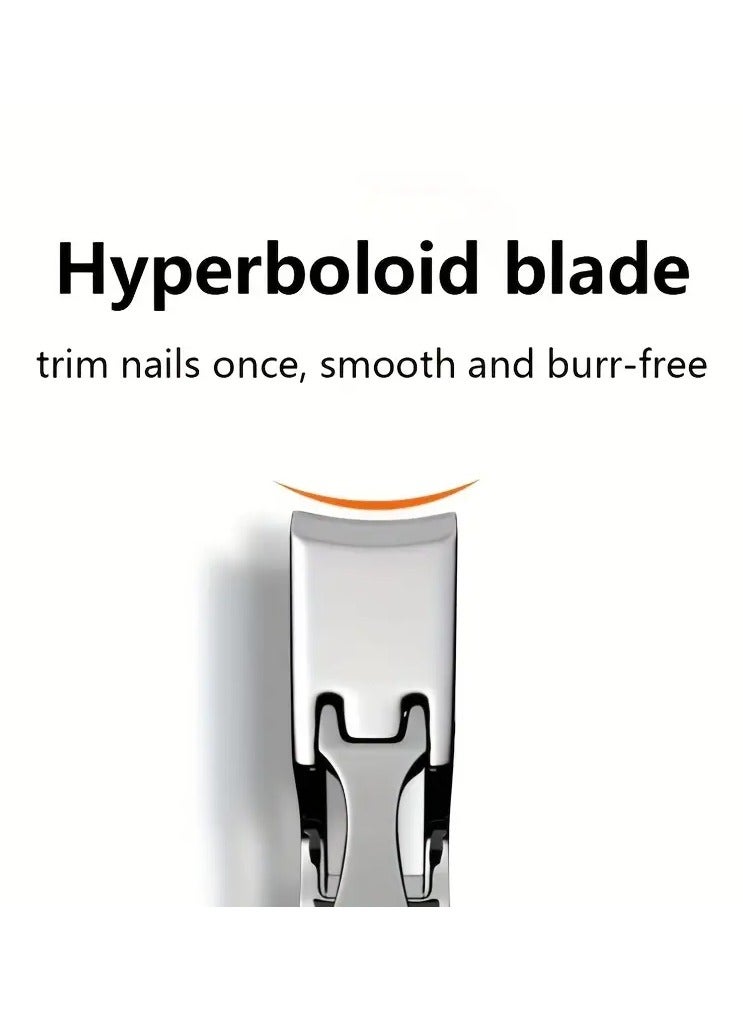 جلوسكي حجم كبير مقص الأظافر الموفرة للعمالة ، كماشة واسعة الفم ، فتحة كبيرة وقطع الأظافر الحادة ، أداة العناية بالأظافر من الفولاذ المقاوم للصدأ قوية للأصابع وأصابع القدم ، مناسبة للأظافر السميكة والصلبة ، ومنع رش الأظافر - Image 2