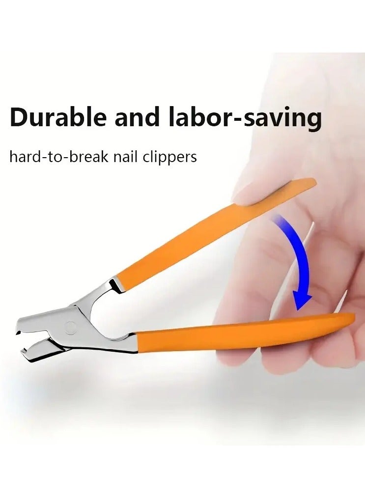 جلوسكي حجم كبير مقص الأظافر الموفرة للعمالة ، كماشة واسعة الفم ، فتحة كبيرة وقطع الأظافر الحادة ، أداة العناية بالأظافر من الفولاذ المقاوم للصدأ قوية للأصابع وأصابع القدم ، مناسبة للأظافر السميكة والصلبة ، ومنع رش الأظافر - Image 3