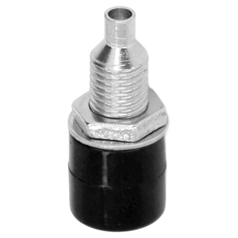 Black Banana Plugs 100 Pcs M6 4mm Sockets Electrical Connection Accessories - Image 1