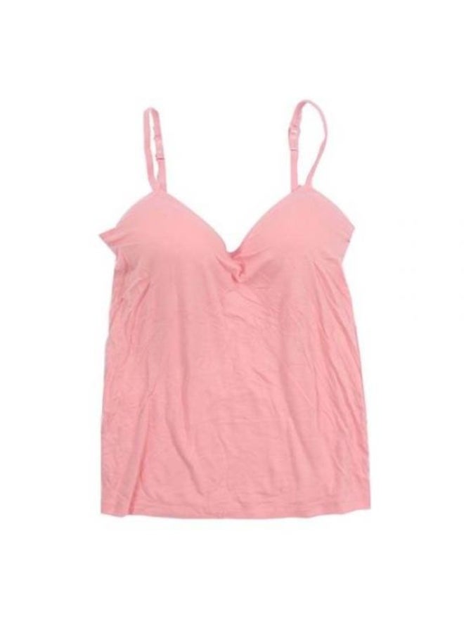 Women Padded Bra Spaghetti Strap V Neck Vest Tank Tops Shirt Blouse - Image 4