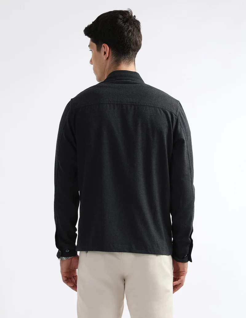 Arrow Dark Grey Twill Outdoor Shirt for Men | Best Price UAE