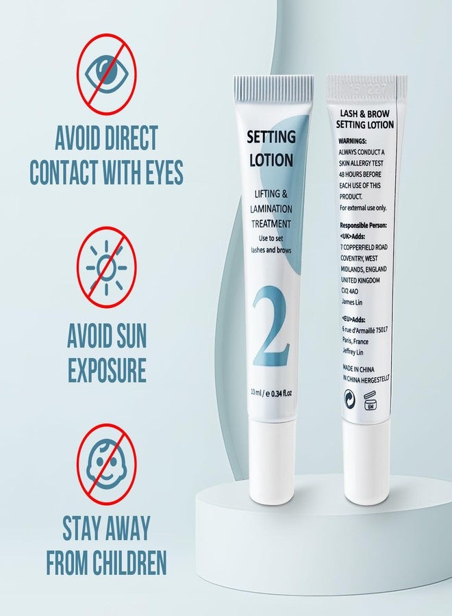 PERMANIA لوسيون بيرمانيا لرفع وتثبيت الرموش، 10 مل تصميم أنبوب درجة صالون لعلاج رفع الرموش وتثبيت الحواجب الكورية (لوسيون رفع وتثبيت فقط) - Image 4