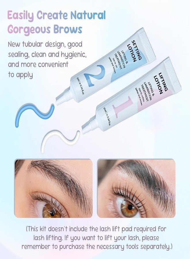 PERMANIA لوسيون بيرمانيا لرفع وتثبيت الرموش، 10 مل تصميم أنبوب درجة صالون لعلاج رفع الرموش وتثبيت الحواجب الكورية (لوسيون رفع وتثبيت فقط) - Image 2
