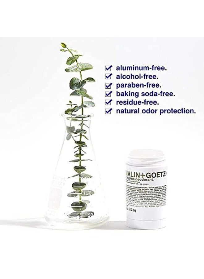 Malin + Goetz Eucalyptus Deodorant, 1 oz. - Men & Women's Stick Deodorant, Scented Deodorant for All Skin Types, Natural Fragrance & Color, Aluminum Free Natural Deodorant - Image 2