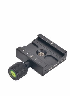 Y&D Aluminium 50mm Quick Release Plate QR Clamp with 3/8"-1/4" Screw Adapter for Camera Tripod Head Compatible Swiss Type  - Image 2
