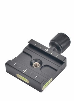 Y&D Aluminium 50mm Quick Release Plate QR Clamp with 3/8"-1/4" Screw Adapter for Camera Tripod Head Compatible Swiss Type  - Image 3