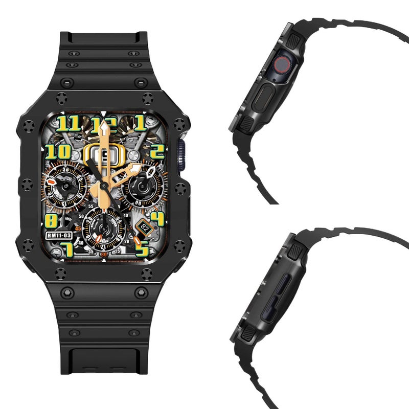 منتج لـ الاستخدام اليومي للساعة الذكية واستبدال السوار والرياضة وتغيير الإطلالة باللون أحمر - Image 5