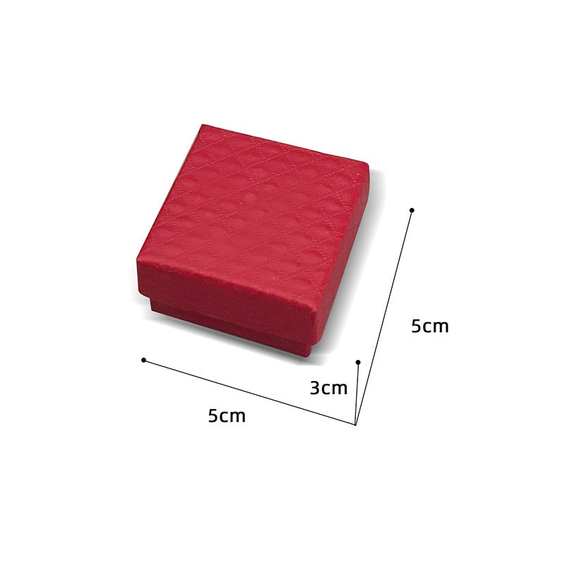 Generic Jewelry Box Earring Ring Necklace Bracelet Organizer Red Ring Box
