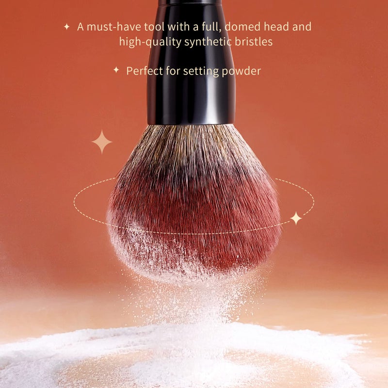 Jessup Powder Makeup Brush, Large Finishing Mineral Powder Brush for Full Face, Body Makeup, Vegan Flawlessly Face Brush for Powder, Blush & Bronzer MUL01 - Image 3