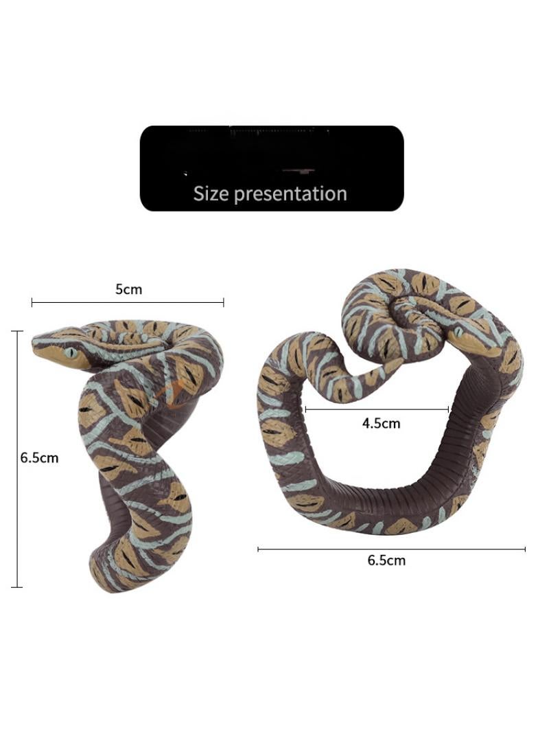 General Simulation Reticulated Python Snake Bracelet Prank Toy  - Image 4