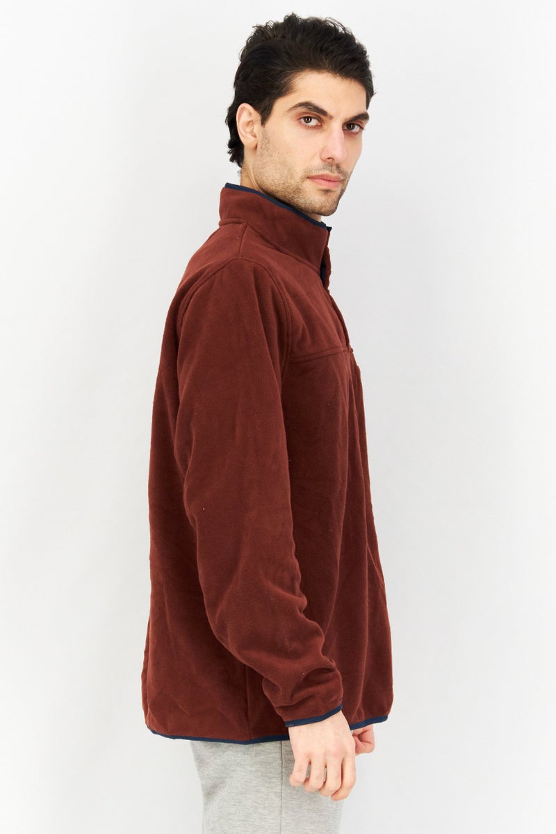 32 Degrees Men Sportswear Fit Fleece Outdoor Sweatshirts, Sienna - Image 4