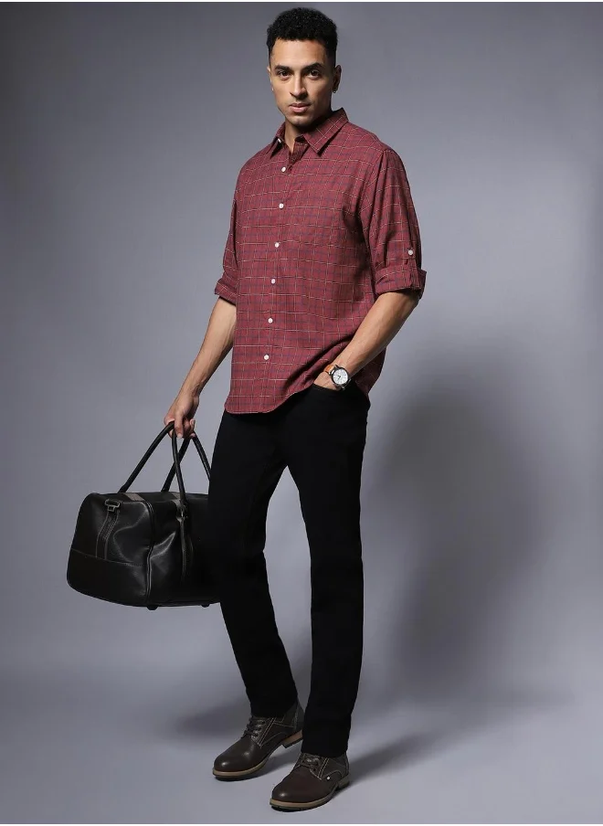 HIGH STAR Men Black Solid Relaxed Fit Jeans