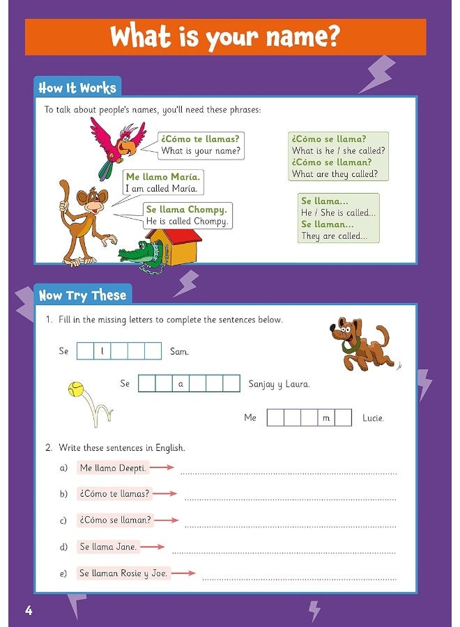 Spanish Activity Book for Ages 9-11 (with Online Audio) - Image 4