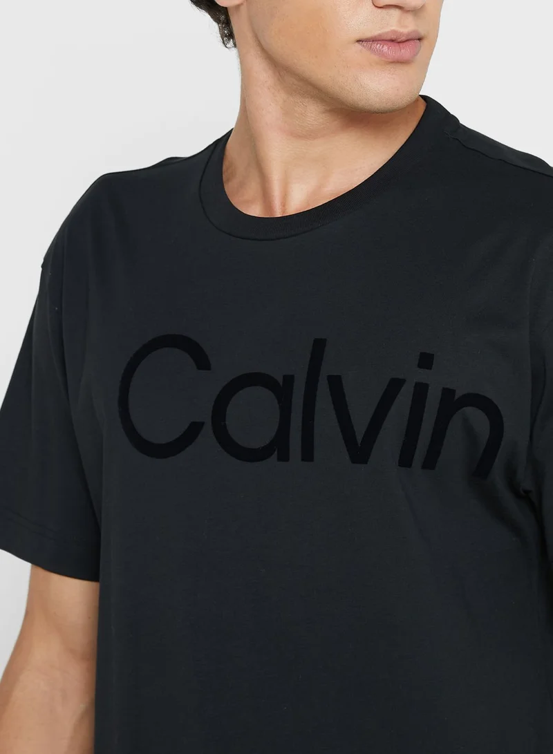 CALVIN KLEIN Logo Crew Neck T-Shirt