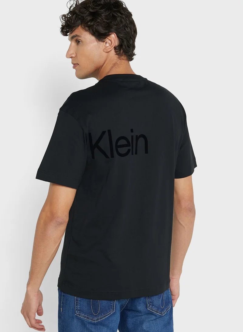 CALVIN KLEIN Logo Crew Neck T-Shirt