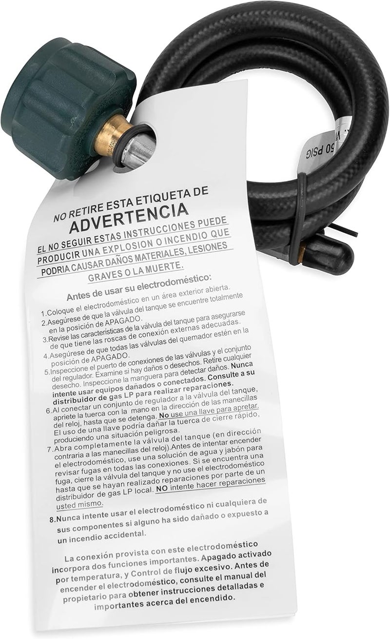 Camco Pigtail Propane Hose Connector | Rated for 200,000 BTUs per Hour | 20-inches (59073) (Pack of 2) - Image 4