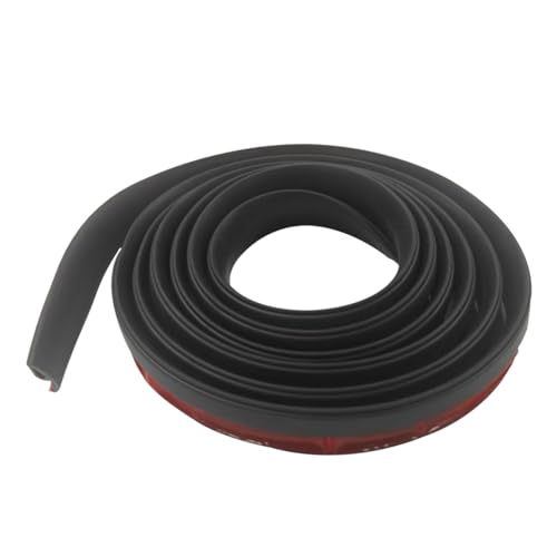 Tuxihapp 17M 56Ft Car Windshield Cowl Rubber Seal Strip HShape Car Window Trim Molding Strip Cuttable Sunroof Weather Stripping SelfAdhesive Front Rear Windshield Edge Trim for SUV Truck 1PC - Image 1