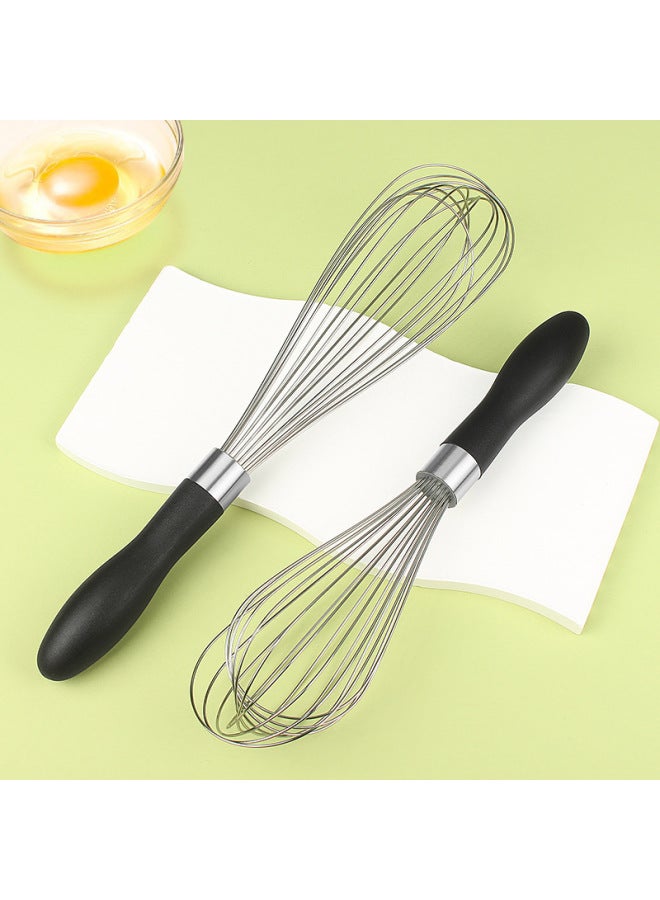 12-inch Stainless Steel Egg Beater 12-inch Manual Mixer Milk Beater Cake Cream Beater Baking-Color:12inch  - Image 5