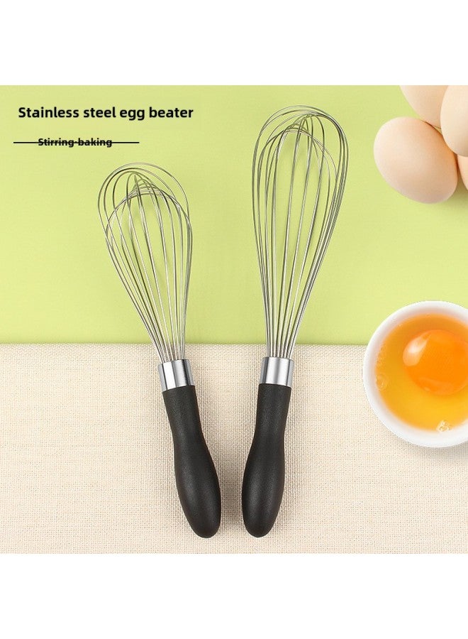 12-inch Stainless Steel Egg Beater 12-inch Manual Mixer Milk Beater Cake Cream Beater Baking-Color:12inch  - Image 2