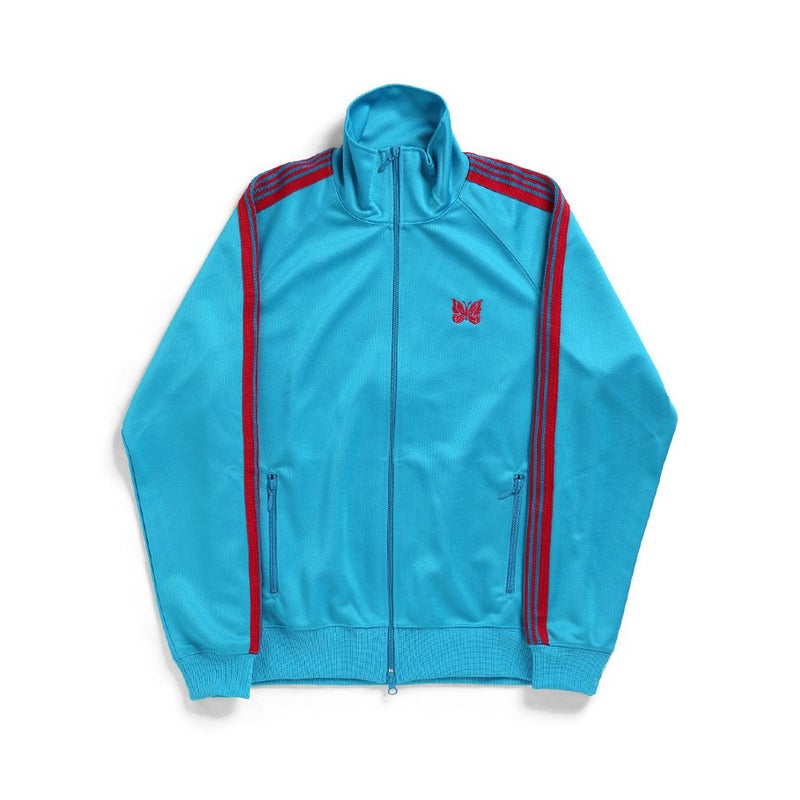 Needles Creates Embroidered Butterfly Zipper Sports Side Stripesd Jacket Casual Stand Collar Jacket For Men And Women - Image 1