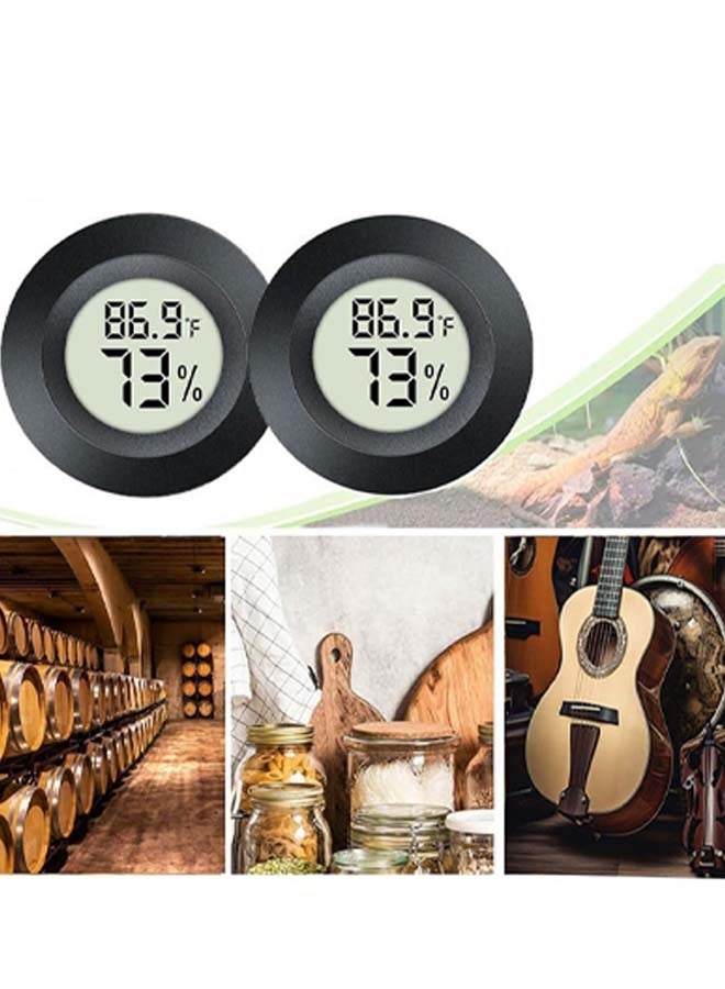 3Pack Hygrometer Thermometer Digital Humidity Meter Indoor/Outdoor Humidity Monitor Reptile Thermo-Hygrometer for Greenhouse Humidors Terrarium Jars, Fahrenheit (℉) /Celsius(℃) - Image 4