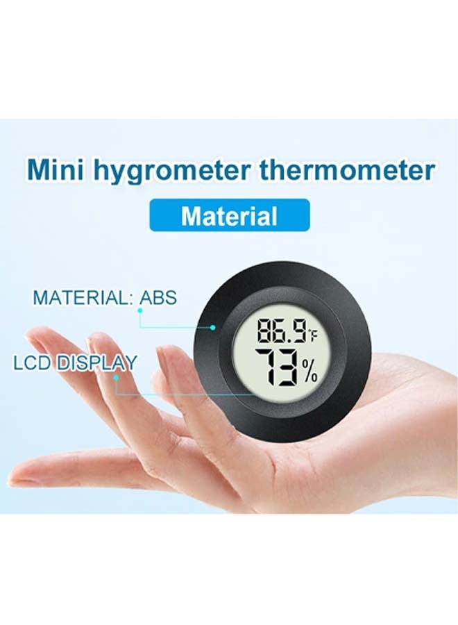 3Pack Hygrometer Thermometer Digital Humidity Meter Indoor/Outdoor Humidity Monitor Reptile Thermo-Hygrometer for Greenhouse Humidors Terrarium Jars, Fahrenheit (℉) /Celsius(℃) - Image 3