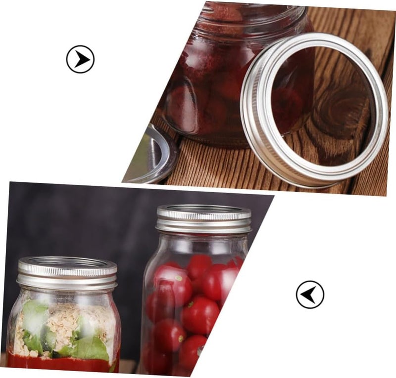 20pcs 86mm Wide Mouth Mason Jar Tinplate Lids Leakproof Sealed Covers Replacement for Canning and Storage - Image 5