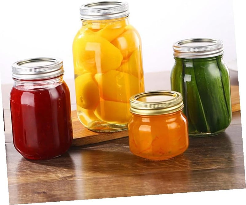 20pcs 86mm Wide Mouth Mason Jar Tinplate Lids Leakproof Sealed Covers Replacement for Canning and Storage - Image 4