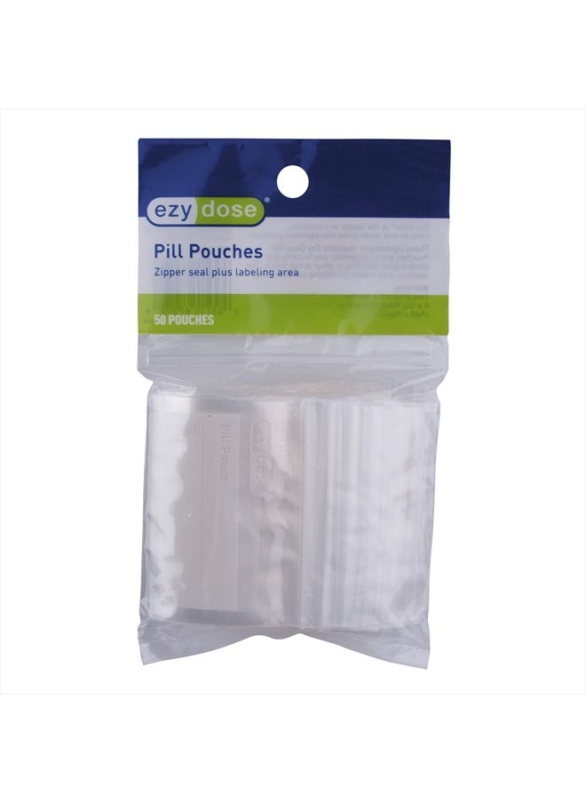 Ezy Dose Ezy Dose Pill Packs | Pill and Vitamin Organizer Pouches | 50 Count | Disposable  - Image 1