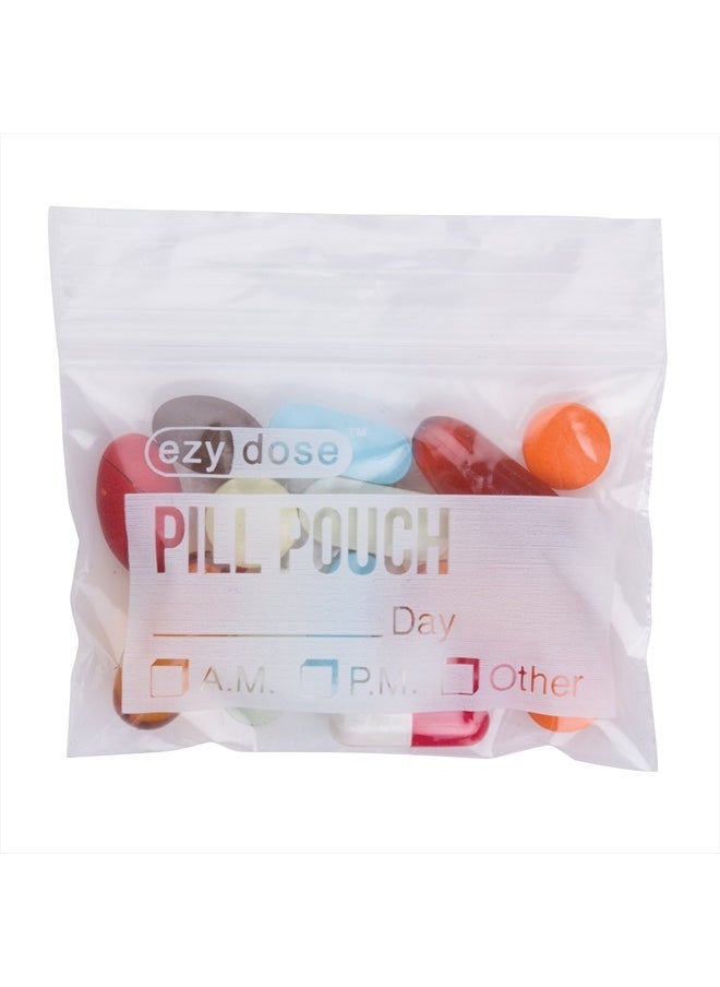 Ezy Dose Ezy Dose Pill Packs | Pill and Vitamin Organizer Pouches | 50 Count | Disposable  - Image 3
