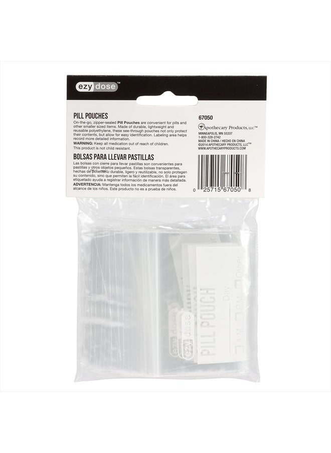 Ezy Dose Ezy Dose Pill Packs | Pill and Vitamin Organizer Pouches | 50 Count | Disposable  - Image 2