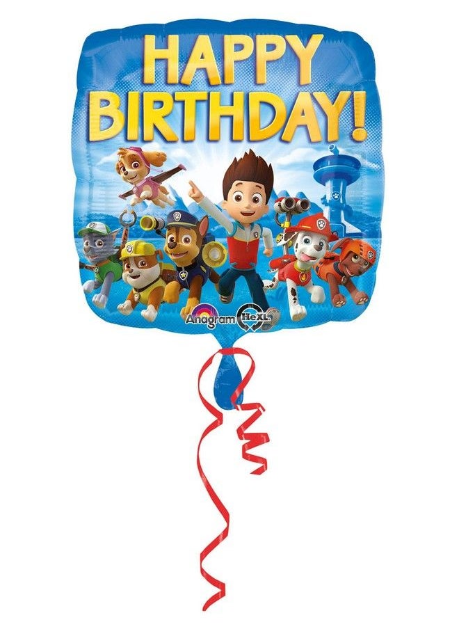 Anagram International - Hx Paw Patrol Happy Birthday Packaged Party Balloons Multicolor - Image 1